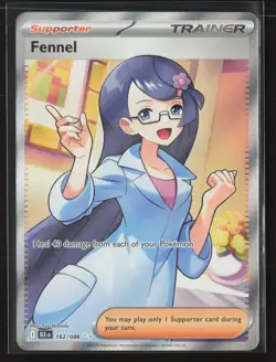 Fennel Ultra Rare SV: Black Bolt 162/086 NM Pokemon Card - Image 1