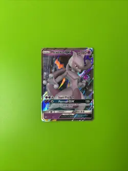 Mewtwo GX 31/68 Hidden Fates Holo Pokemon Card NM - Image 1