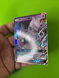 Mewtwo GX 31/68 Hidden Fates Holo Pokemon Card NM - Image 4