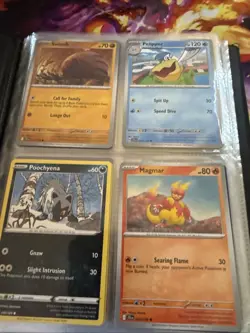 Lot Of Pokemon Cards With 1999 Vintage Card Binder With Lifted Film On Corners - Image 5