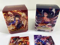 One Piece Card Game Deck Box Only 2023 Monkey D Luffy Lot of 2 Charity DS73 - Image 2