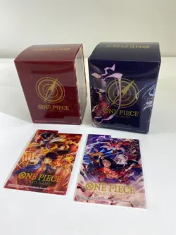 One Piece Card Game Deck Box Only 2023 Monkey D Luffy Lot of 2 Charity DS73 - Image 4