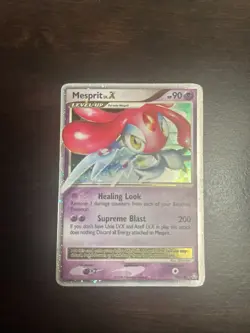 Pokemon Rayquaza C LV.X & Mesprit LV.X Holo Level-Up Cards Lot English - Image 5