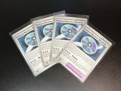 Pokemon Paradox Rift Technical Machine Blindside TM Playset x4 NM Trainer Card - Image 1
