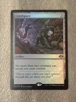 MTG ** Crawlspace ** Dominaria Remastered ( Foil ) - Image 1
