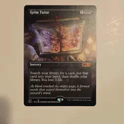 Magic: The Gathering Grim Tutor Core Set 2021 Sorcery Mythic Alt Art #315 - Image 1