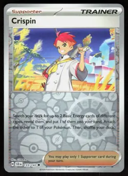 Crispin 133/142 Uncommon Stellar Crown Pokemon Reverse Holo Near Mint - Image 1