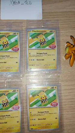 Lot 10 PROMO Pokemon Pikachu V 1 Berkemeja Batik Indonesia Journey 101/SV-P - Image 5