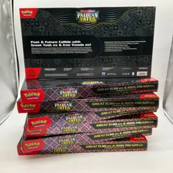 Lot of (7) Pokemon Paldean Fates Great Tusk & Iron Threads ex Premium Collection - Image 2