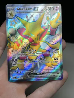 Alakazam ex Shiny Ultra Rare 215/091 Paldean Fates Pokemon Near Mint✨ - Image 1