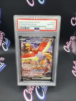 PSA 10 Ethan's Ho-Oh EX 230/182 SIR Destined Rivals 2025 GEM MINT Pokemon TCG - Image 1