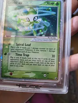 Pokemon EX UNSEEN FORCES - #117/115 Celebi ex - Secret Rare Holo - ENG - HP - Image 5