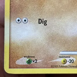 2009 Pokemon Rumble Diglett 11/16 Promo LP - Image 5