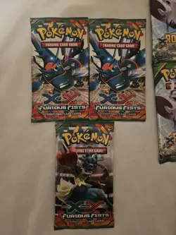 Pokemon Booster Pack XY Lot Of 16 Boosters Furious Fist/Roaring Skies/XY Sealed - Image 2