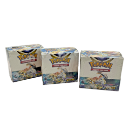 Lot of (3) Pokemon TCG Sword & Shield Brilliant Stars Booster Boxes SEALED - Image 1