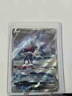 Pokemon TCG Suicune V Crown Zenith: Galarian Gallery Gg38/Gg70 Holo Ultra Rare - Image 1