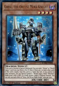 Girsu, The Orcust Mekk-Knight - Emblazoned Ultra 1st Ed BLMM-EN088 - NM - YuGiOh - Image 1