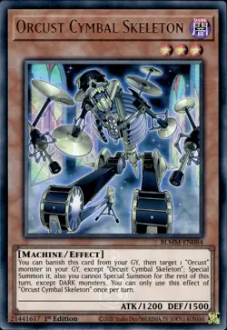 Orcust Cymbal Skeleton - Emblazoned Ultra Rare 1st Ed. BLMM-EN084 - NM - YuGiOh - Image 1