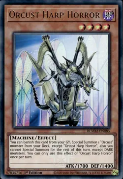 Orcust Harp Horror - Emblazoned Ultra Rare 1st Edition BLMM-EN085 - NM - YuGiOh - Image 1