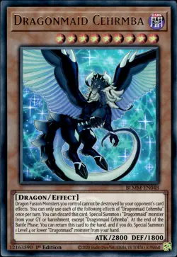 Dragonmaid Cehrmba - Emblazoned Ultra Rare 1st Edition BLMM-EN048 - NM - YuGiOh - Image 1