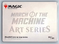 Magic MTG Art Series March of the Machine Bloodfell Caves Card #55/81 TCG - Image 2