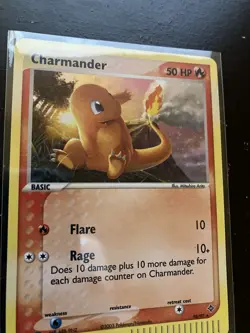EX Dragon Charmander Holo Secret Rare Card 98/97 - Image 3