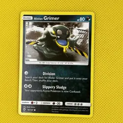 Alolan Grimer 83/147 Common Burning Shadows 2017 Pokemon Card NM - Image 1