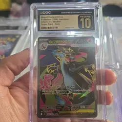 The Pokemon Company Mega Charizard X ex CGC 10 Super Rare Holo M2: Inferno X Ja… - Image 1