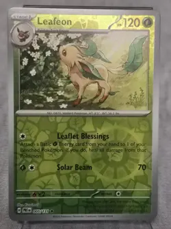 Leafeon 005/131 Reverse Holo - Prismatic Evolutions Pokemon TCG - Image 1