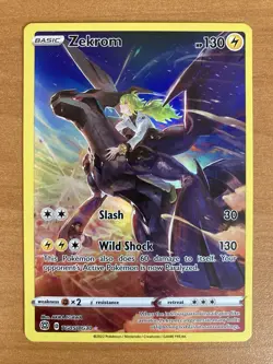 Pokemon TCG Zekrom TG05/TG30 Brilliant Stars Trainer Gallery Rare Holo NM - Image 1