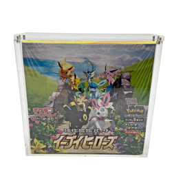 Pokemon TCG Japanese S6a Eevee Heroes Booster Box SEALED w/Acrylic - Image 1