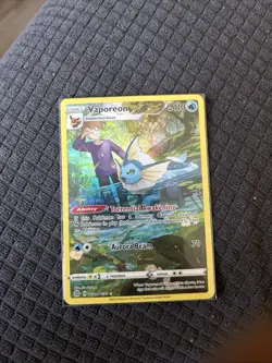 Pokemon TCG Vaporeon Sword & Shield: Brilliant Stars TG02/TG30 Holo Secret Rare - Image 1