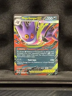Pokemon Mega Gengar ex 056/094 Phantasmal Flames Double Rare Holo NM English - Image 1