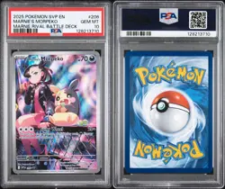 Marnie's Morpeko Pokemon TCG SVP 206 Battle Deck Promo PSA 10 - Image 3