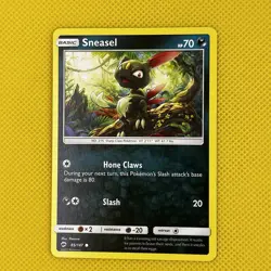 Sneasel 85/147 Common Burning Shadows 2017 Pokemon Card NM - Image 1