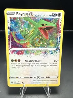 Pokemon Rayquaza - NM - 138/185 - Sword & Shield: Vivid Voltage - Image 2