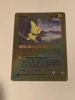 Pokemon TCG - Pichu - 20/100 - Rare Reverse Holo - Ex Sandstorm - LP/VLP - Image 1