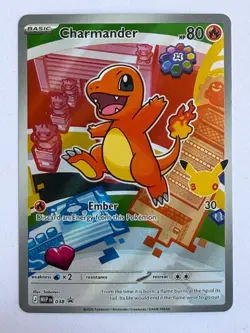 Pokemon Charmander First Partner Illustration Rare Mega Evolution Promo 038 - Image 1