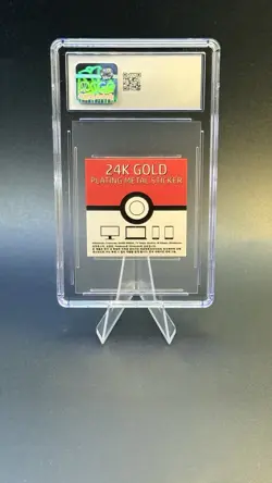 Charizard: Korean Popping Candy 24K Gold Plated Pokemon Sticker CGC Mint 9 - Image 2