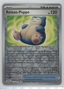 Snorlax Doll German Reverse Foil Pokemon Scarlet & Violet Paradox Rift PAR #175 - Image 1