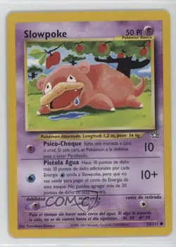 Slowpoke Spanish Pokemon Neo Genesis #73 2000 - Image 1