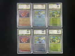 2023 Pokemon TCG Japanese Promo 061/SV-P 059/SV-P Squirtle PGS 10 Lot*6 LU57 - Image 1