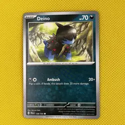 Deino 138/193 Common Paldea Evolved 2023 Pokemon Card NM - Image 1