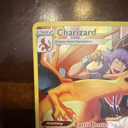 Pokemon Charizard TG03/TG30 Full Art Holo Ultra Rare Lost Origin Trainer 2022 - Image 3