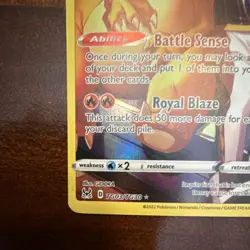 Pokemon Charizard TG03/TG30 Full Art Holo Ultra Rare Lost Origin Trainer 2022 - Image 4