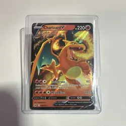 Pokemon Charizard V Swsh09 Brilliant Stars Ultra Rare Holo 017/172 - Image 1