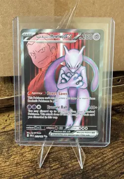 Pokemon TCG - Team Rockets Mewtwo EX 213/182 Destined Rivals - Ultra Rare - NM - Image 2