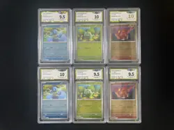 2023 Pokemon TCG Japanese Promo 060/SV-P 061/SV-P Bulbasaur PGS 10 Lot*6 LU57 - Image 1