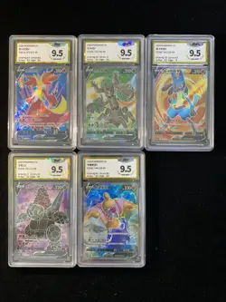 2024 Pokemon TCG S-CHN CS6.5C 075/072 SR DelphoxV TrevenantV PGS 9.5 Lot*5 LU57 - Image 1