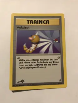 1999 Pokemon GERMAN 1st Edition Base Set Aufwisch-Scoop Up 78/102 - Image 1